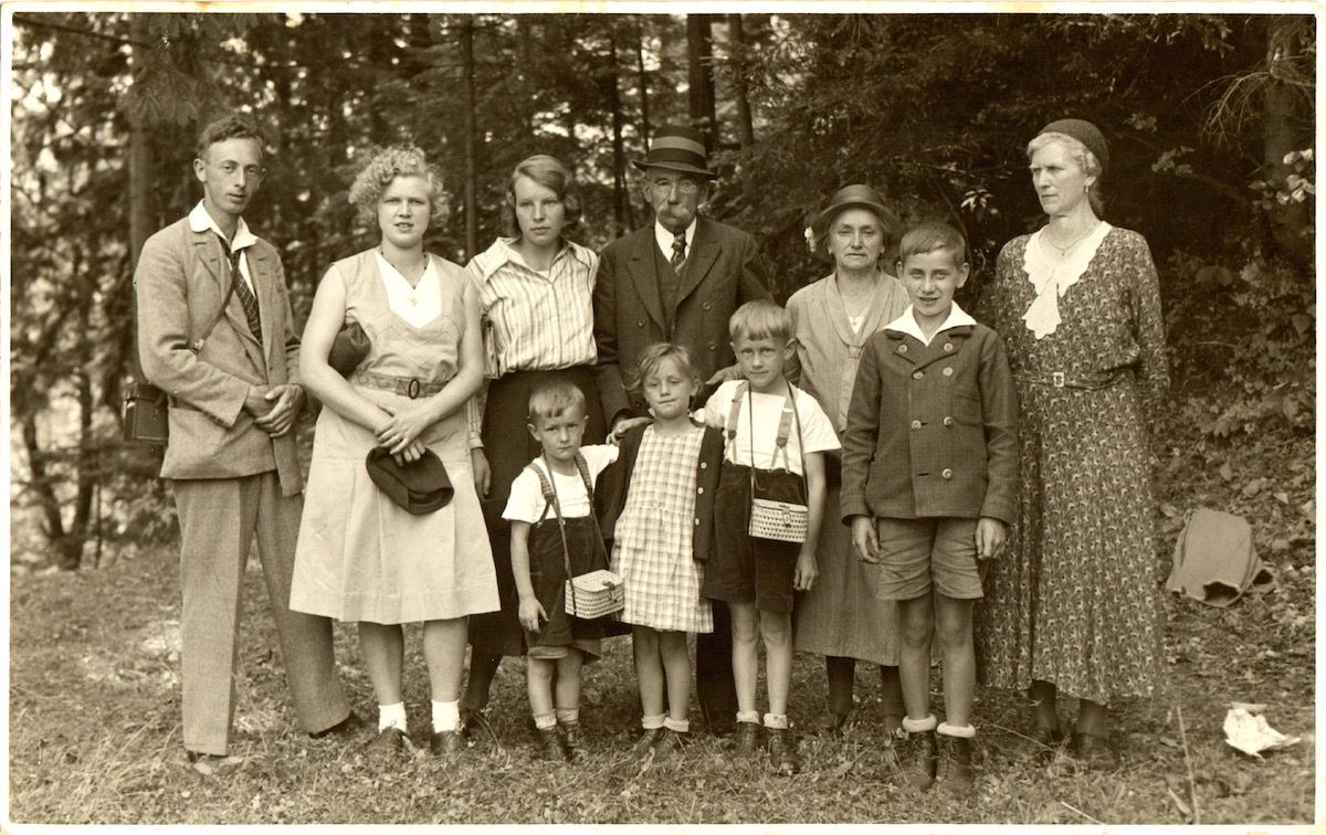 Historische Familienaufnahme der Familie Graf
